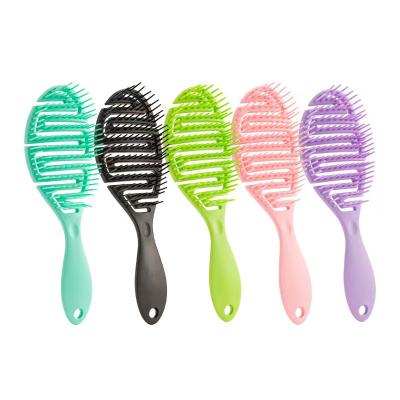 China Best compact selling environmental protection natural tangle removing brush custom color tangle removing brush used by hairdresser and barber for sale