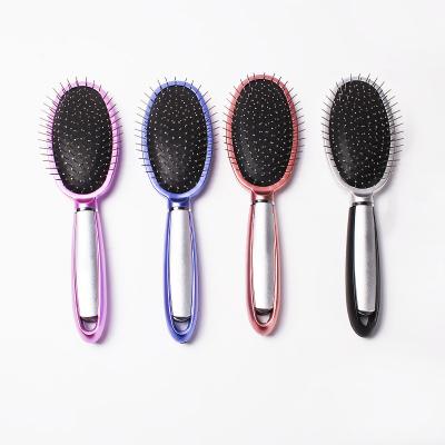 China Home Custom Anti-Static Steel Needle Massage Scalp Powder Instant Hair Comb for sale