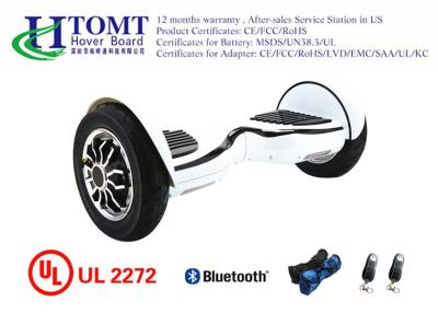 China Ten Inch 2 Wheels White Original Hoverboard Segway Board With Bluetooth for sale