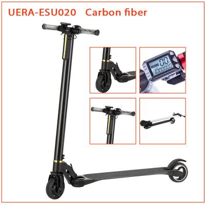 China Carbon Fiber Folding Motorized Scooter 5 Inch Smart Self Balancing Battery Powered for sale