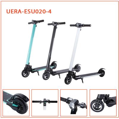 China Powerful Aluminum Electric Folding Scooter For Adults 6 Inch Solid Tire for sale