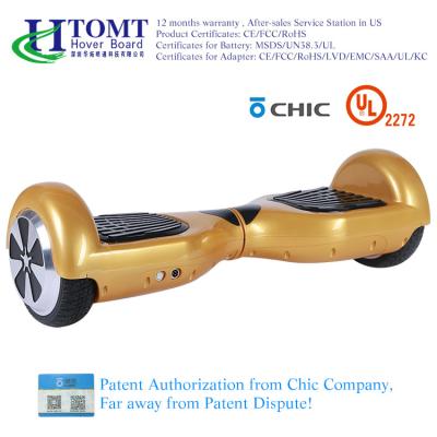 China Intelligent Hoverboard Smart Balance Wheel Self Balancing Electric Scooter with Chic License for sale