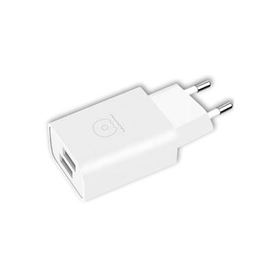 China Mobile Phone/Tablet Brand/Smart Charger 5V 2.4A 2 USB Travel Power Bank/MP3/MP4 Charger Universal Portable Wall Adapter EU Plug Mobile Phone For Samsung For iPhone for sale