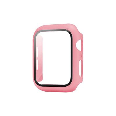 China Protective Case For iwatch PC Watch 38mm 40mm 42mm 44mm Hard Colorful Paint Back Case For Apple Se 5 Series 6 4 3 for sale