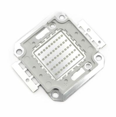 China AlGaInP High Power 50w 395nm 405nm 410nm 415nm 420nm 440nm UV Led Chip for sale