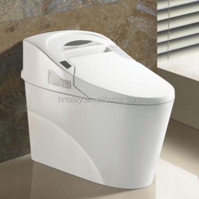 China Double-Flow Electronic Toilet / WC Smart One Piece Chinese Automatic Toilet for sale