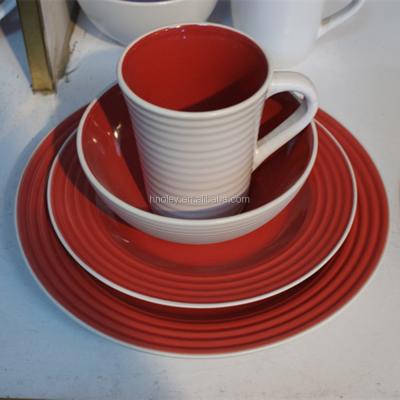 China Viable Factory Wholesale Cheap 16pcs Porcelain Dinnerware, Porcelain Dinnerware, Ceramic Dinnerware for sale