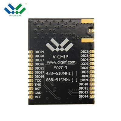 China Hot sale new cc1310 433M UART FKS/GFSK module/transmitter module 868MHZ wireless IOT module for sale