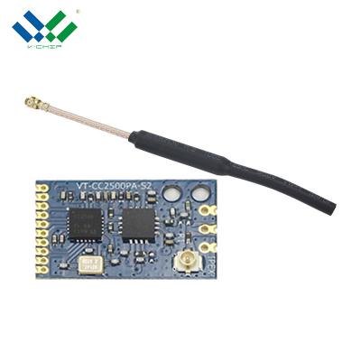 China Factory price 2.4Ghz 1000M Spi Uhf Wireless transmitter and receiver module VT-CC2500PA-S2 for sale