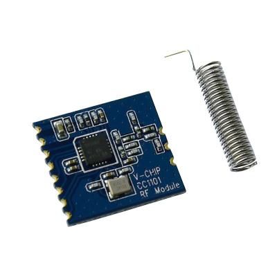 China 433MHz Long Range Wireless RF Module DC1101 V Chip Microsystem VT-CC1101-433M for sale