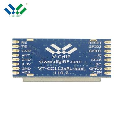 China High power 26dbm 5000M CC1120 LNA 868mhz rf long distance module for smart water meter VT-CC1120PL-868M for sale