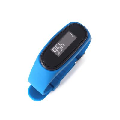 China The Most Favorable Pedometer ABS Wholesale Price Watches Silicone Wristband Gait Fitness 3D Pedometer for sale