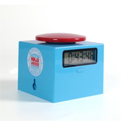 China 2019 New Product 5 Digit Large Red Button Digital Speed ​​Training LCD Display Children Timer Game Timer Digital Timer Switch for sale