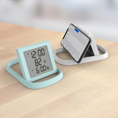 China Class China Manufacturers Wholesale Digital Temperature Calendar Display Alarm Clock With Nap Sleep Function for sale