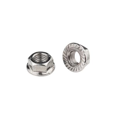 China Latest Connection Design Reasonable Price Aluminum Profile Accessories Hex Flange Nut for sale