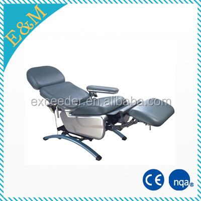 China Hospital Chair Deluxe 3 Section Manual Care Cliner Clinical Recliner for sale