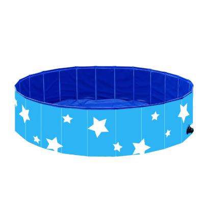 China Sustainable PVC Folding Inflatable Pet Tub Dog Bath Pool Dog Pool for sale