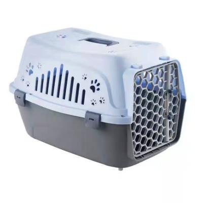 China Viable Pets in Transport Pet Cat Air Box Plastic Pet Cage for sale