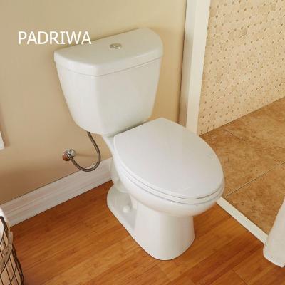 China Cheap Concealed Tank Factory Supply Water Saving Economical Siphonic Two Piece Toilet for sale