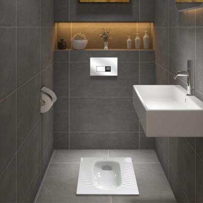 China Modern Toilet Square Toilet Square Cistern HDPE Toilet Slim Flush Cistern for sale