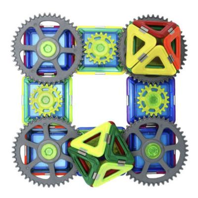 China CPC CE Colorful Magnetic Blocks With Gear , Building Blocks Magnetic Tiles for sale