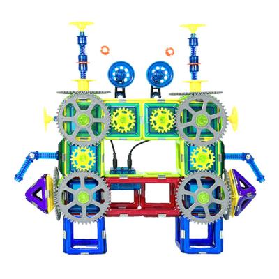 China Robot Magnetic Blocks Accessories Creative Magnetic Building Set Early Educational for sale