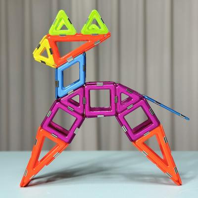 China Colorful Children Magnetic Blocks Animals Building Tiles Sika Deer Structure for sale