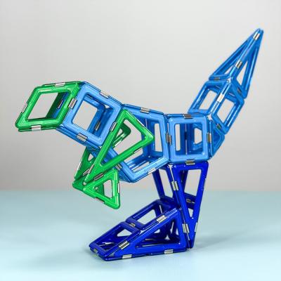 China Populaire educatieve Magnetische bakstenen Speelgoed Velociraptor Magnetische blokken 3D-structuur Te koop