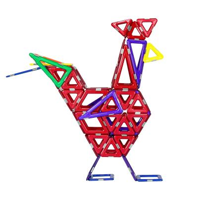 China Kleurrijke haan dier Magnetische tegels Magnetische blokken Speelgoed voor krachtig leren Te koop