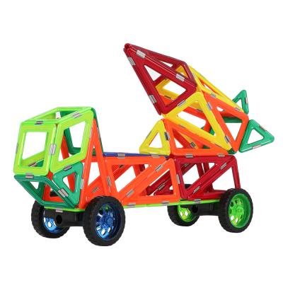 China MAGFX Magnetic Play Blocks Missile Launch Vehicle Building Blocks Set For Kids for sale