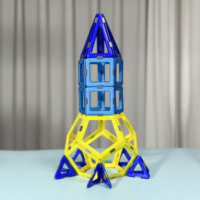 Cina 3D Puzzle Magnetic Mecha Space Rocket, Magnetic Stem Toys Blocchi di costruzione in vendita