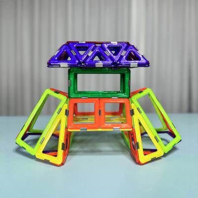 China STEM Learning Magnetic Construction Toys City Gate Structure Magnetic Shape Blocks for sale