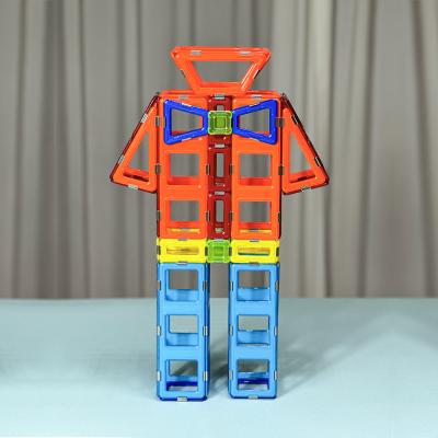 China Clothing Shapes Magnetic Block Toys Multi Coloured For Toddlers Kids for sale