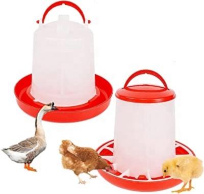 China Farms Wholesale Equipment Chick Feeder 1.5KG Poultry Feeding Hanging Plastic Containers For Outdoor Manual Hanging Chicken Feeder for sale