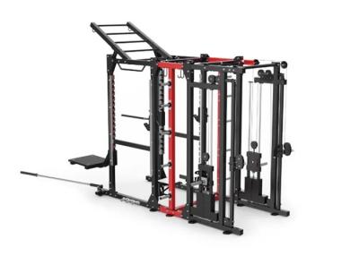 China Combo Multi Station Gym Equipment , Commercial Power Rack Cable Machine for sale