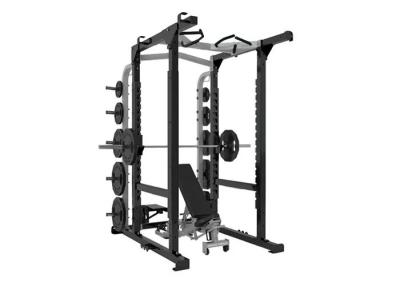 China Bodybuilding Commercial Multi Station Gym Equipment Half Power Squat Rack Machine for sale