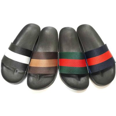 China Durable Hot Selling Polyester Striped Webbing For Shoes Sandals for sale