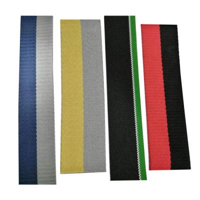 China Viable color high quality twin webbing, polyester webbing bicolor nylon webbing for sale