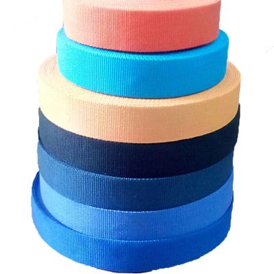 China 25mm Durable 2 Inch Rust Proof Acrylic Cotton Canvas Webbing For Backpack for sale