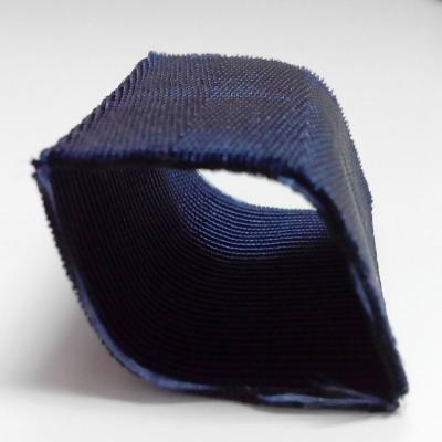 China 38mm Navy Blue Durable High Strength Nylon Tubular Webbing for sale