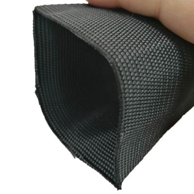 China Customized Sustainable 10cm PP Tubular Polypropylene Webbing Black for sale