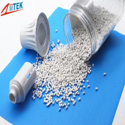 China LED Thermal Conductive Nylon Granules Pellets Form White Plastic Heat Conduction Material for sale