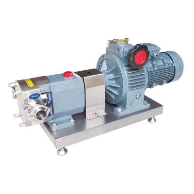 China High Efficiency Sanitary Stainless Steel Rotary Lobe Pump Lobe Pump Food Grade Lobe Pump for sale