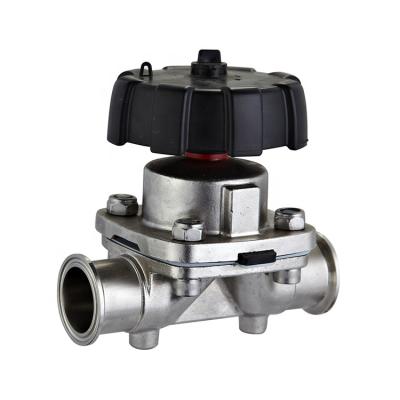 China 3 Way Diaphragm Valve Trigger Stainless Steel Diaphragm Valve General Sanitary Diaphragm Valve for sale