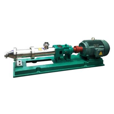 China Food and Beverage Industry JG Solar Slurry Twin Rotor Stator Grout Micro Screw Pump for sale