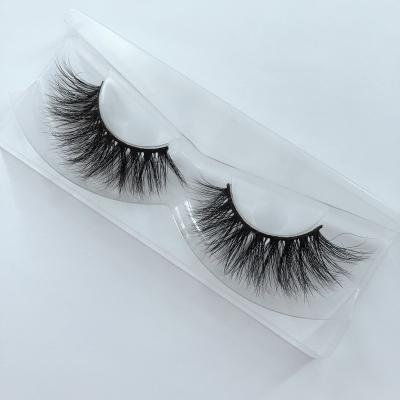 China 25mm Long Natural Mink Lashes Supply Sample Eyelashes False Eyelash Packaging Box Siberian 3D Mink Lashes for sale