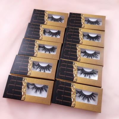 China Natural Long Private Label 25mm 27mm 28mm Fluffy 30mm Siberian Mink Lashes With Custom Mink Lashes Box for sale