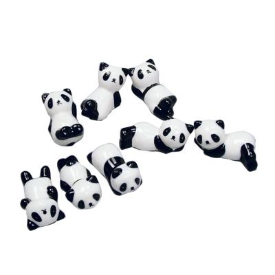 China Ceramic Panda High Quality Various Styles Viable Rest Design Creative Cute Panda Tableware and Household Items Ornaments for sale