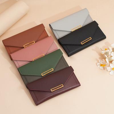 China 2022 New Arrival Luxury Minimalist Anti-theft Slim Leather Wallet Phone Wallet Women's Wallets For Fashionable Women for sale