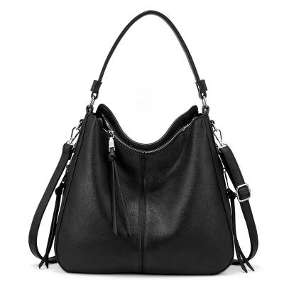 China New Style Retro Simplicity PU Ladies Shoulder Bag Fashion High Quality Leather Design Tote Stray Handbag for sale